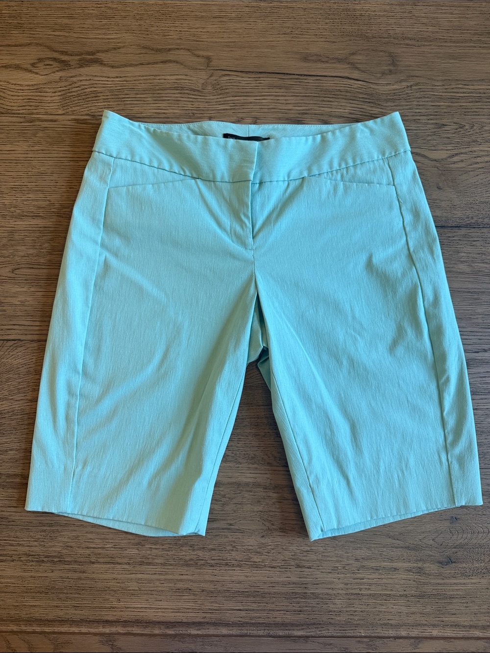 The Limited Light Mint Bermuda Shorts
